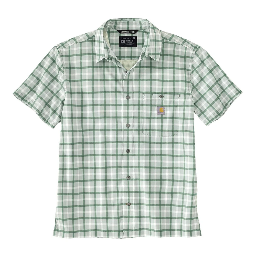 Carhartt Men's Force Sun Defender Plaid T Shirt