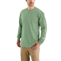 Carhartt Men's Heavyweight Long Sleeve Logo Shirt