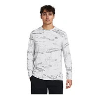 Under Armour Men's Iso-Chill Shorebreak Camo UPF Long Sleeve Shirt