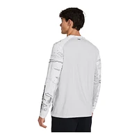 Under Armour Men's Iso-Chill Shorebreak Camo UPF Long Sleeve Shirt