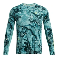 Under Armour Men's Iso-Chill Shorebreak Camo UPF Long Sleeve Shirt