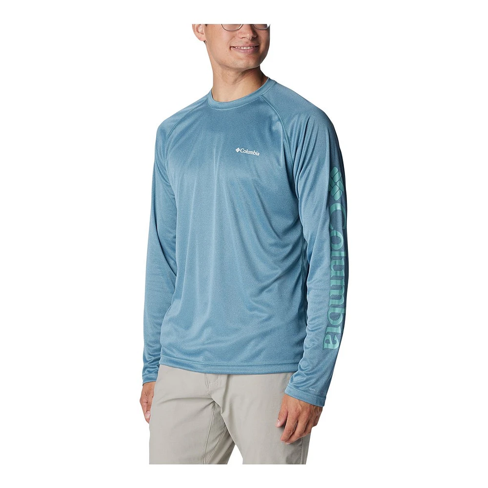 Columbia Men's Fork Stream™ Heather UPF Long Sleeve Shirt