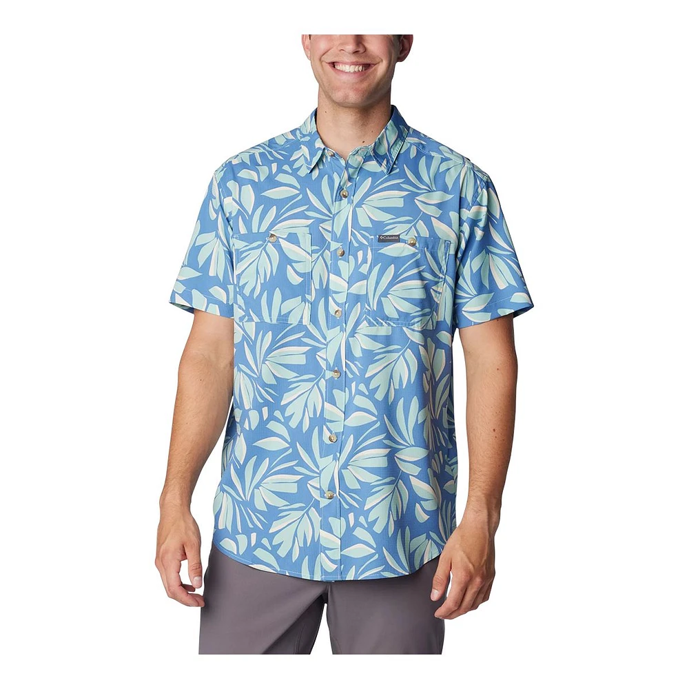 Columbia Men's Utilizer Omni-Shade™ Short Sleeve Printed Shirt