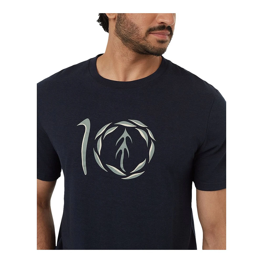 tentree Men's Artist Series Leaf Ten T Shirt