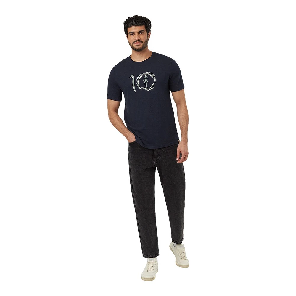 tentree Men's Artist Series Leaf Ten T Shirt