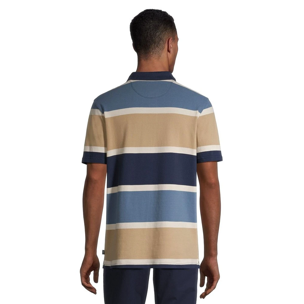 Vans Men's Halicrest Stripe Polo T Shirt