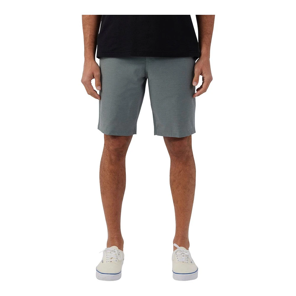 O'Neill Men's Stockton Print 20 Inch Hybrid Shorts