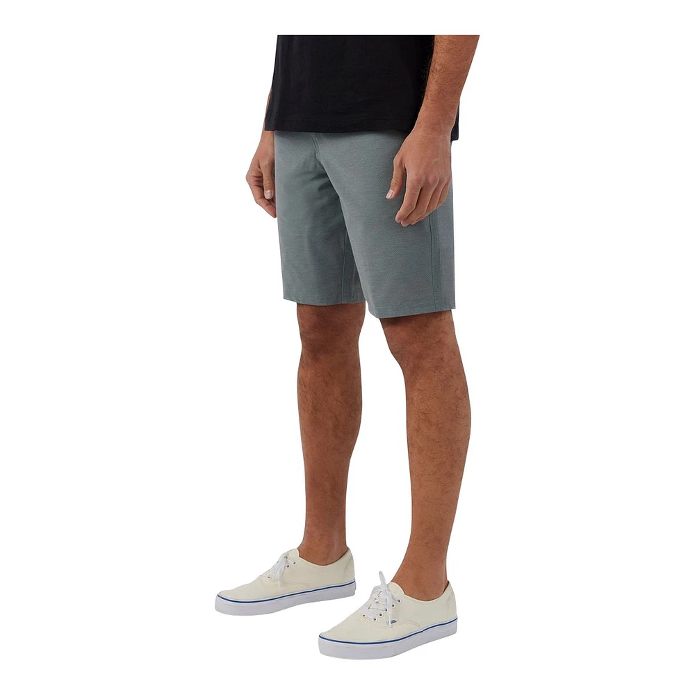 O'Neill Men's Stockton Print 20 Inch Hybrid Shorts