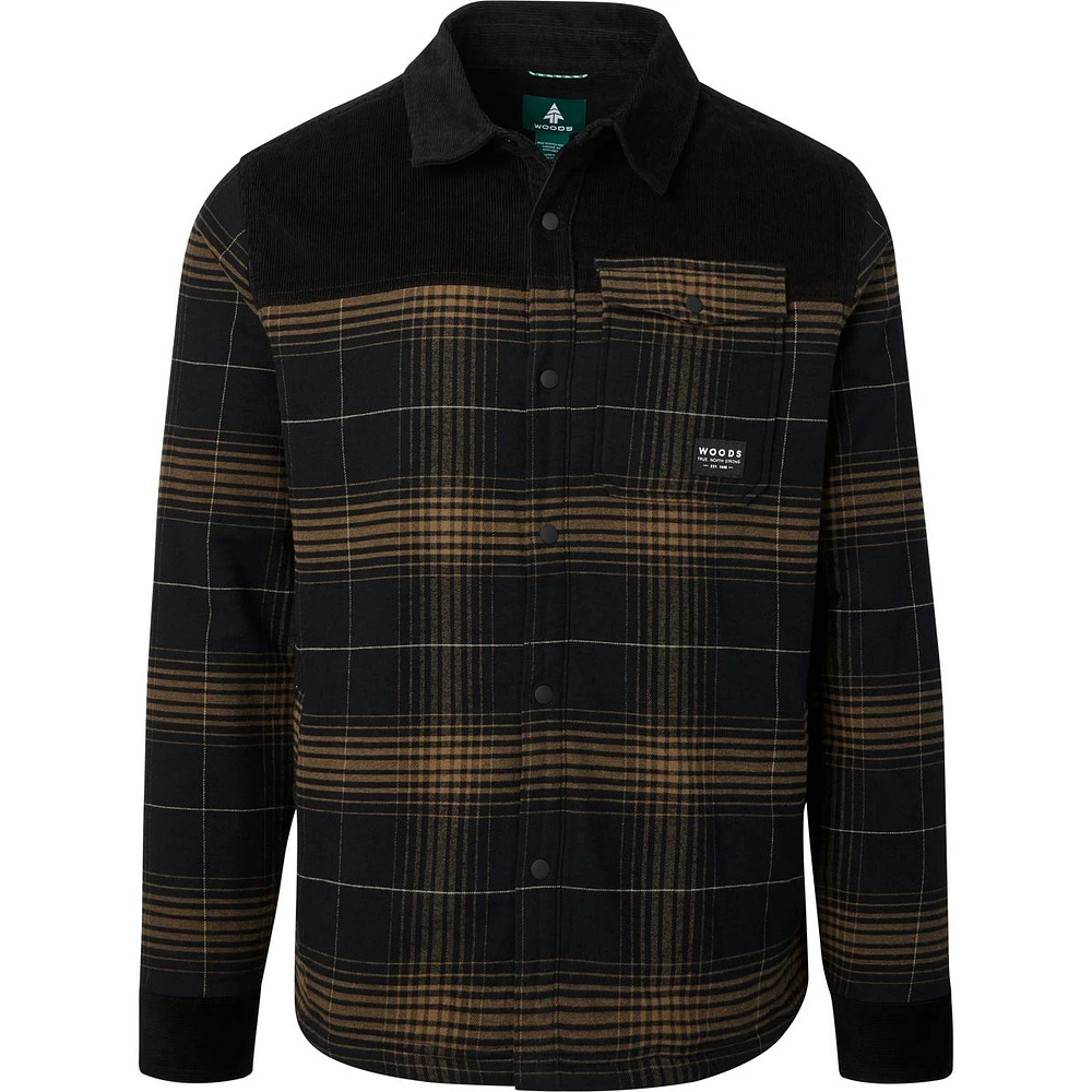 Woods Men's Plaid Foley Shacket