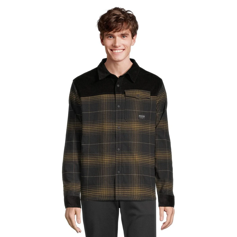 Woods Men's Plaid Foley Shacket