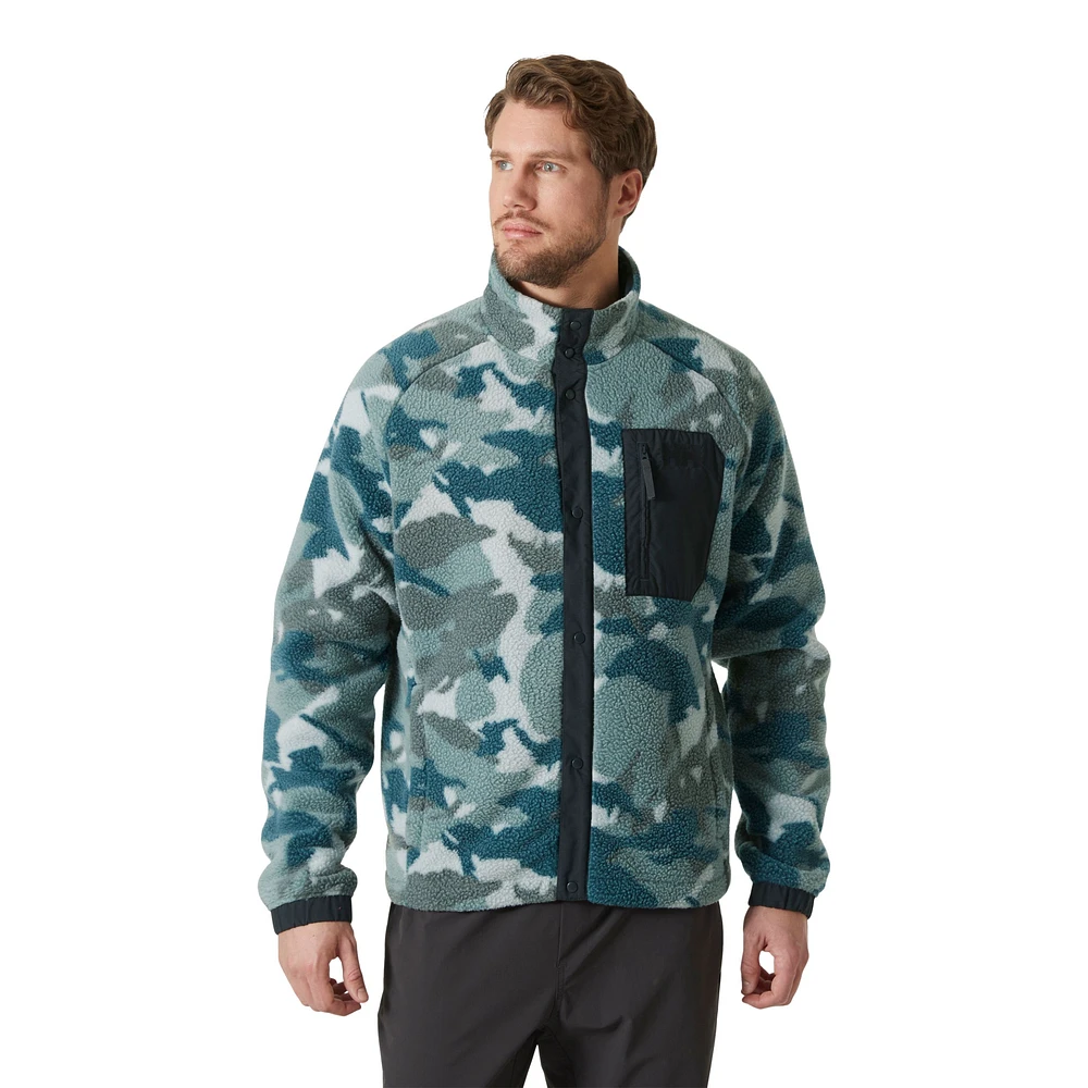 Helly Hansen Men's Panorama Printed Pile Snap Jacket