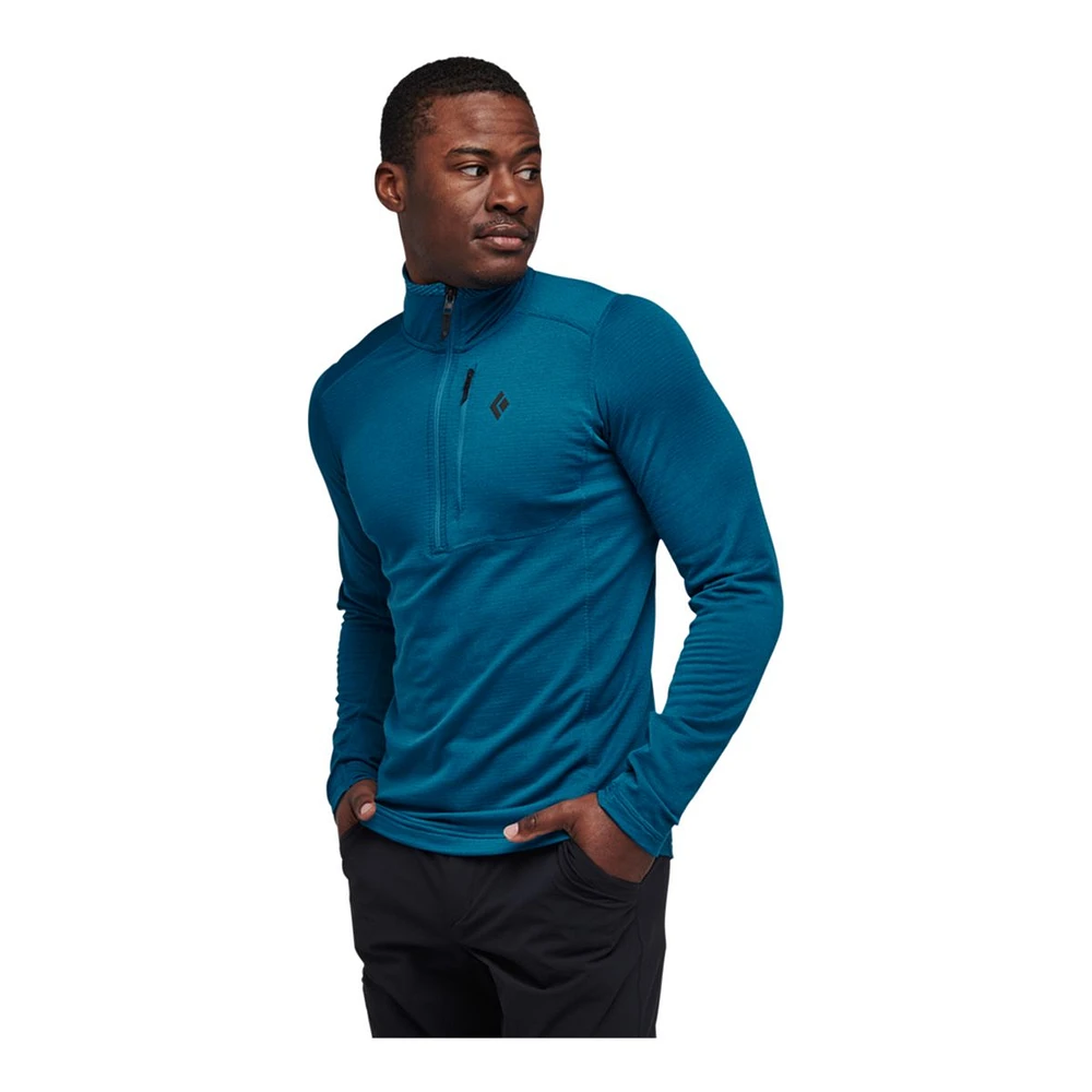 Black Diamond Men's Coefficient LT 1/4 Zip Pullover Top