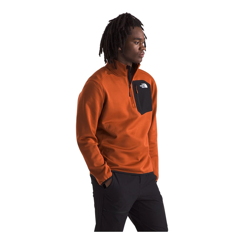 The North Face Men's Crest 1/4 Zip Long Sleeve Top