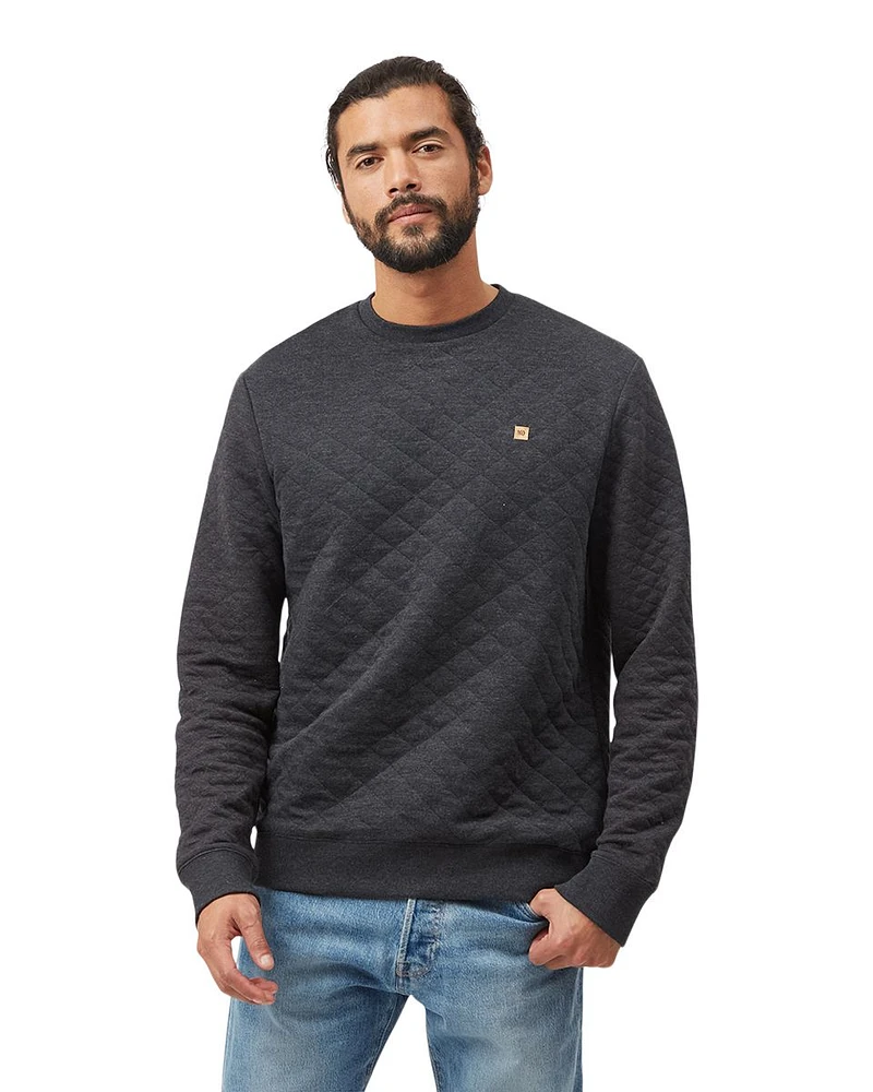 Tentree Men's Quilted Classic Crew Sweatshirt