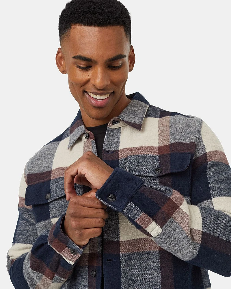 tentree Men's Heavy Weight Flannel Jacket