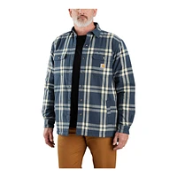 Carhartt Men's Flannel Sherpa Lined Jacket