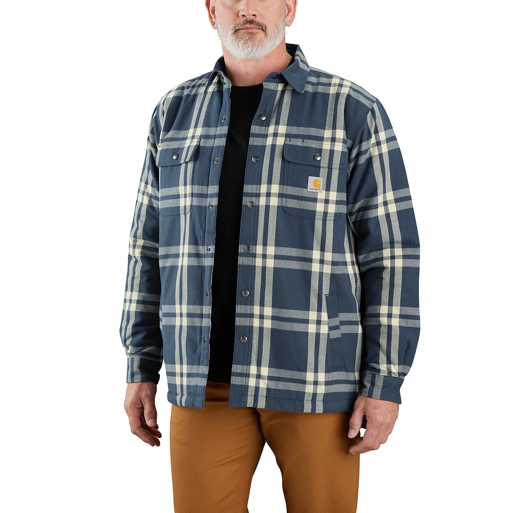 Carhartt Men's Flannel Sherpa Lined Jacket