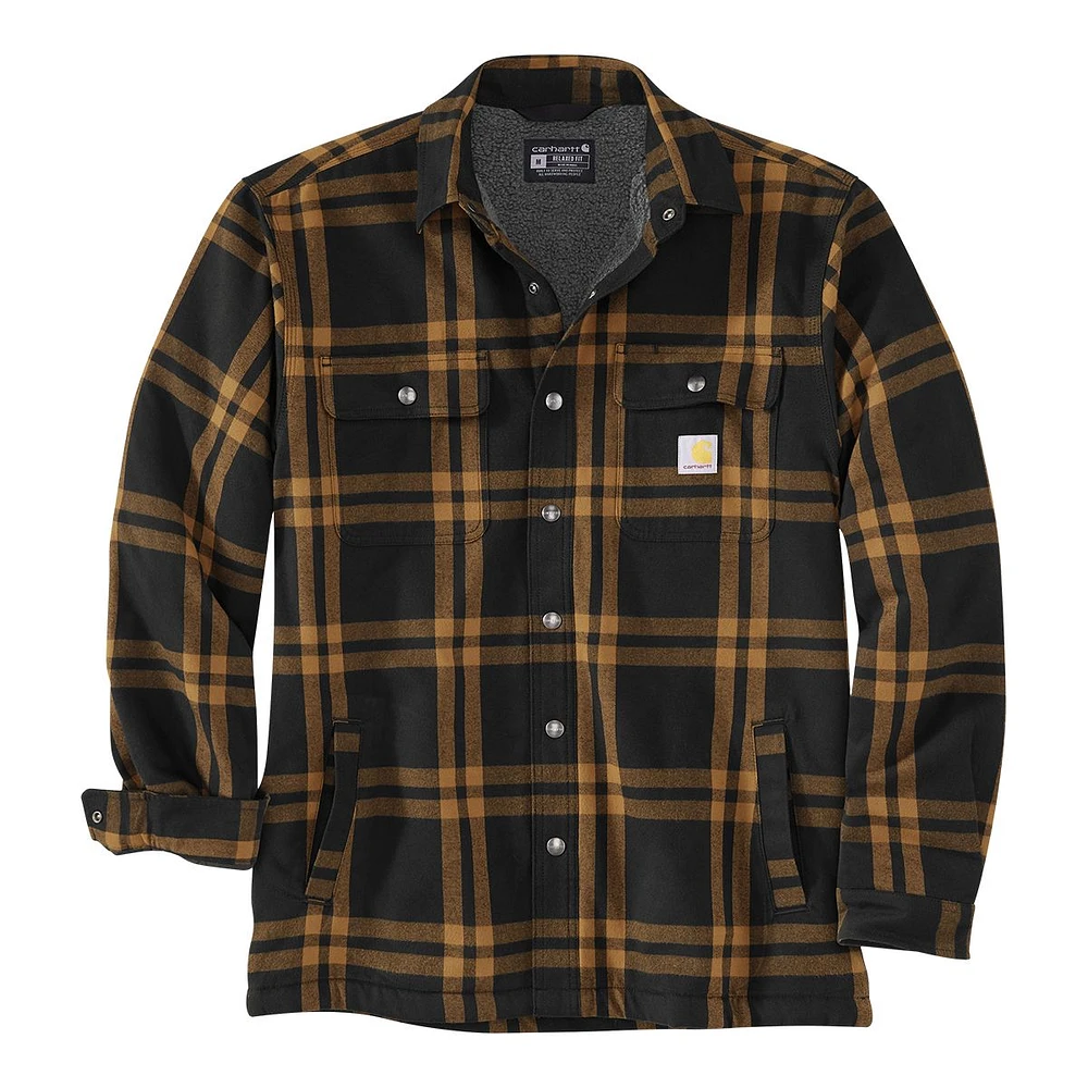 Carhartt Men's Flannel Sherpa Lined Jacket