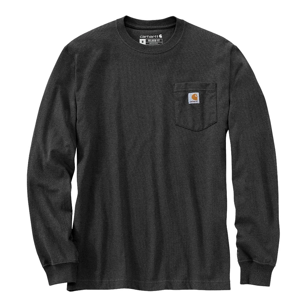 Carhartt Men's Heavyweight C Pocket Long Sleeve T Shirt