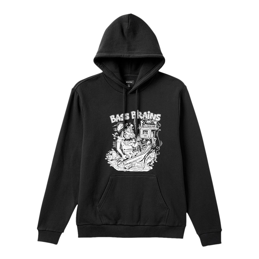 Brixton Men's Bass Brains Monster Pullover Hoodie