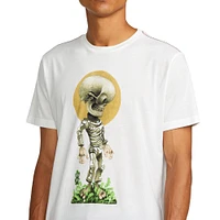 RVCA Men's Gordon Skeleton T Shirt