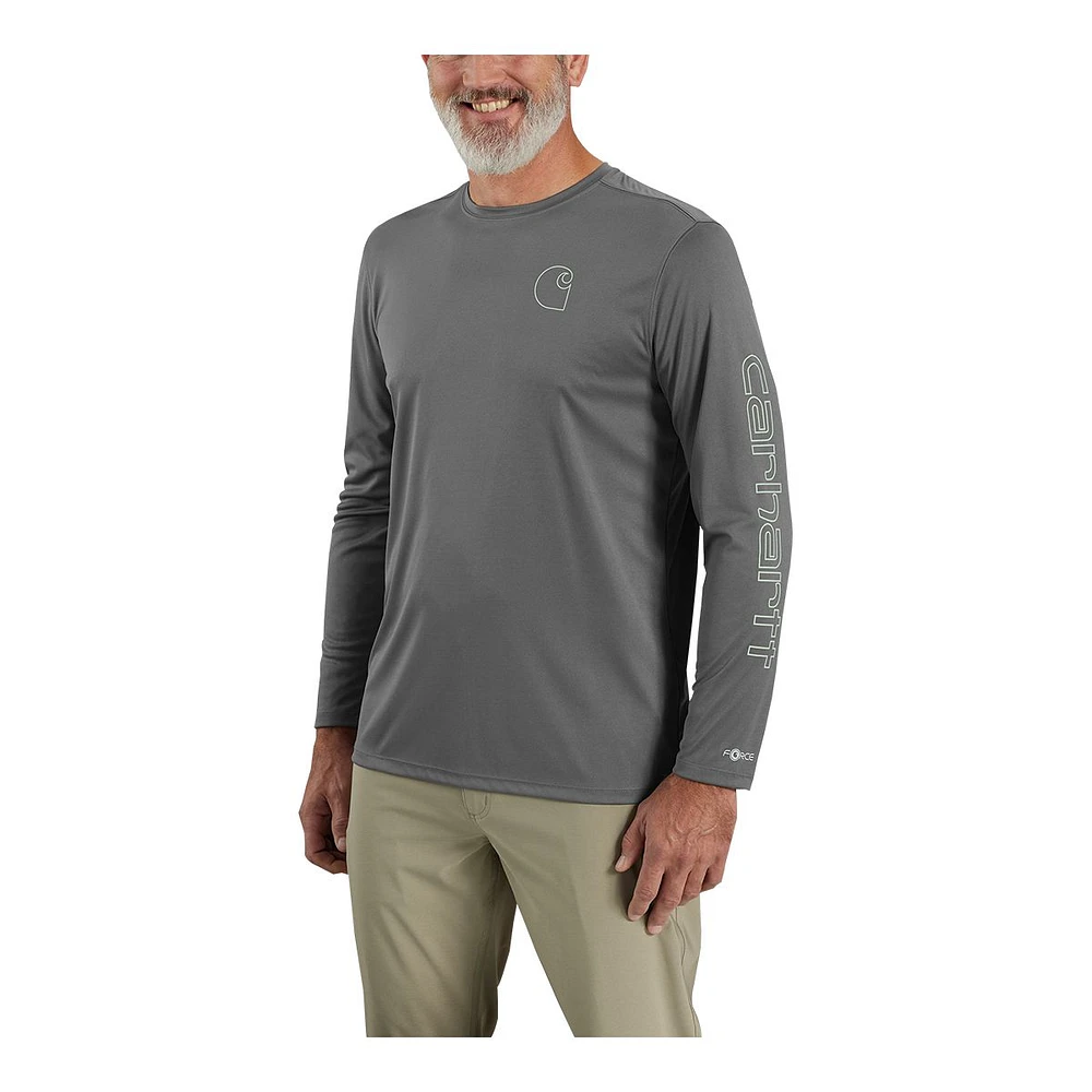 Carhartt Men's Force Sun Defender Long Sleeve T Shirt