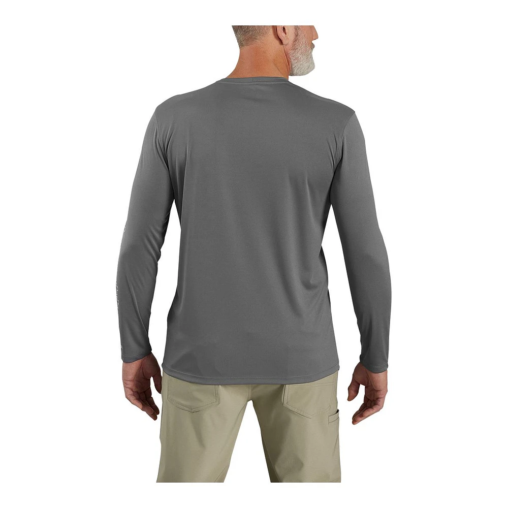 Carhartt Men's Force Sun Defender Long Sleeve T Shirt