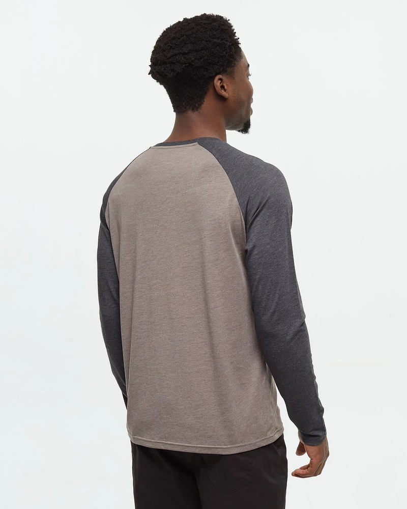 tentree Men's Baker Henley Long Sleeve Shirt