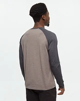 tentree Men's Baker Henley Long Sleeve Shirt