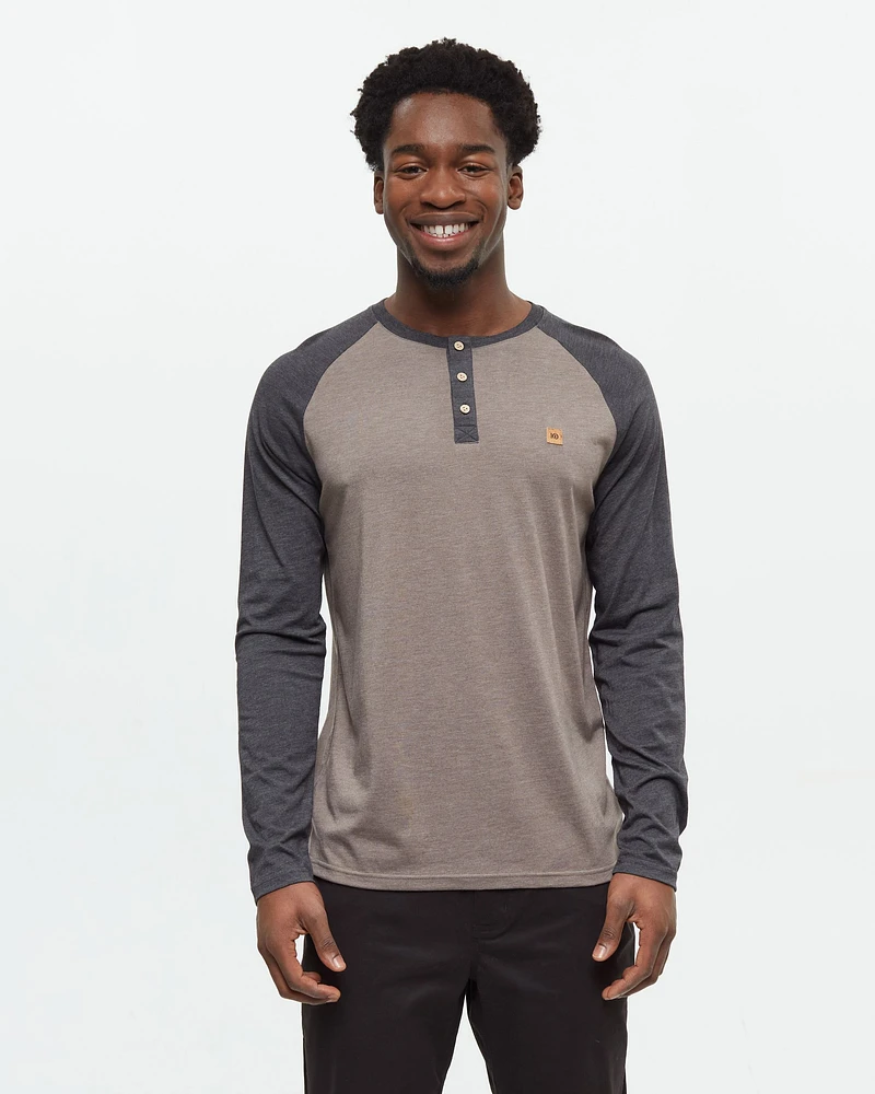 tentree Men's Baker Henley Long Sleeve Shirt