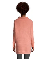 O'Neill Women's Throw It On Mock Neck Sweater