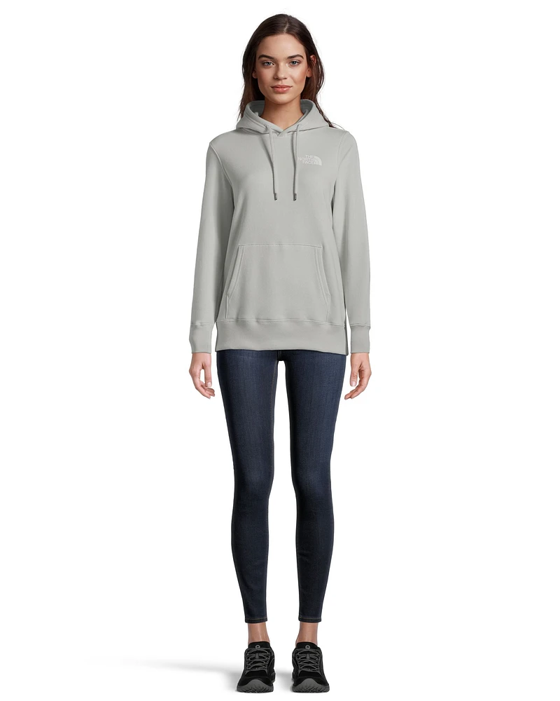 The North Face Women's Box NSE Pullover Hoodie, Cotton Blend, Kangaroo Pocket