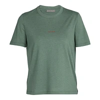 Icebreaker Women's Central Wool Blend Hiking T Shirt