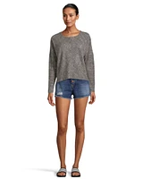 Roxy Women's High Tide Loungewear Sweatshirt, Relaxed Fit