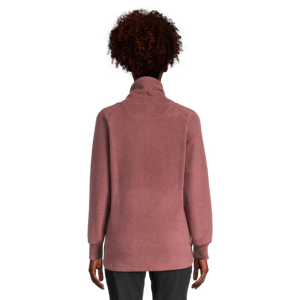 Woods Women's Copeland Funnel Neck Fleece Pullover, Relaxed Fit