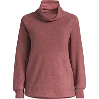 Woods Women's Copeland Funnel Neck Fleece Pullover, Relaxed Fit