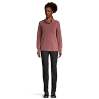 Woods Women's Copeland Funnel Neck Fleece Pullover, Relaxed Fit