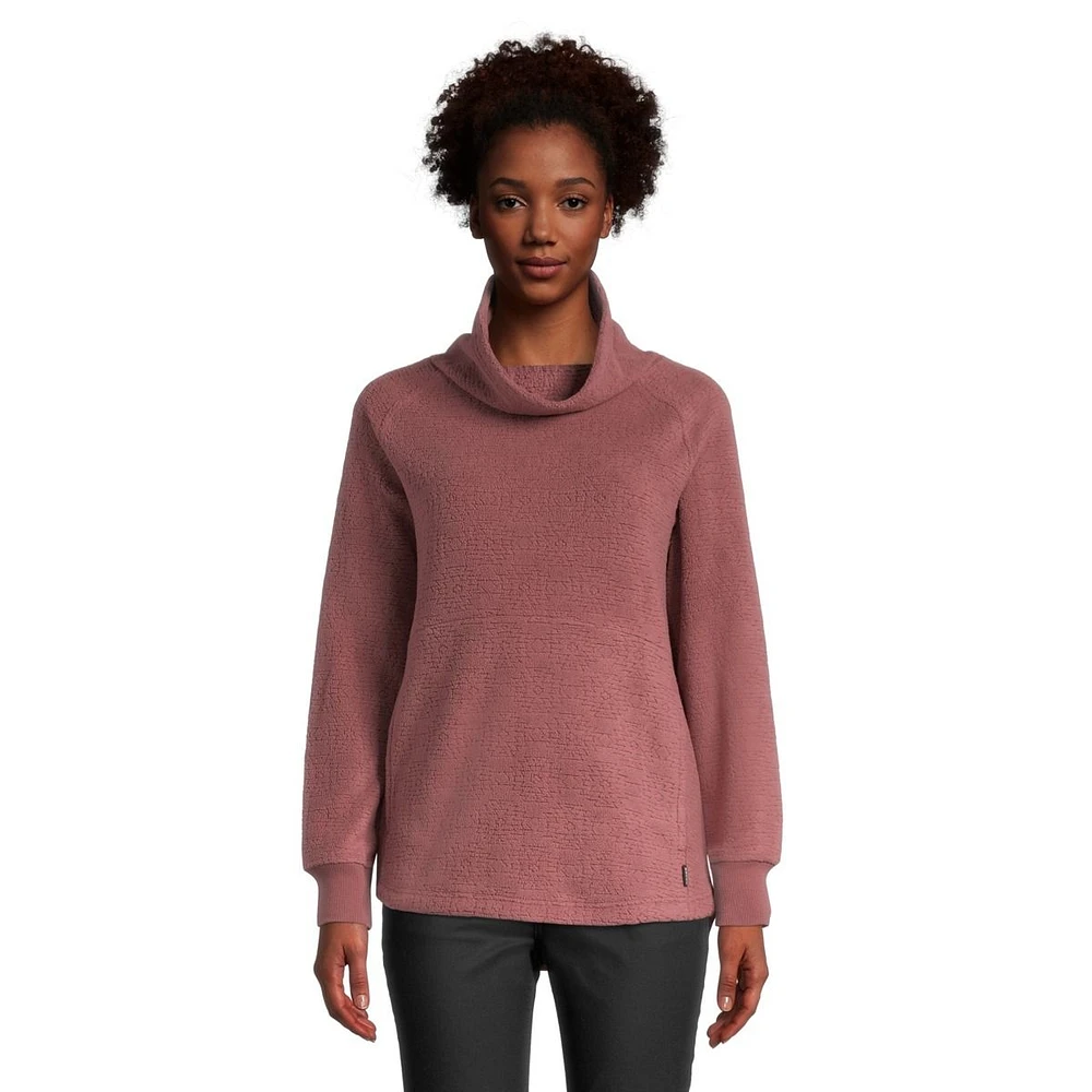 Woods Women's Copeland Funnel Neck Fleece Pullover, Relaxed Fit