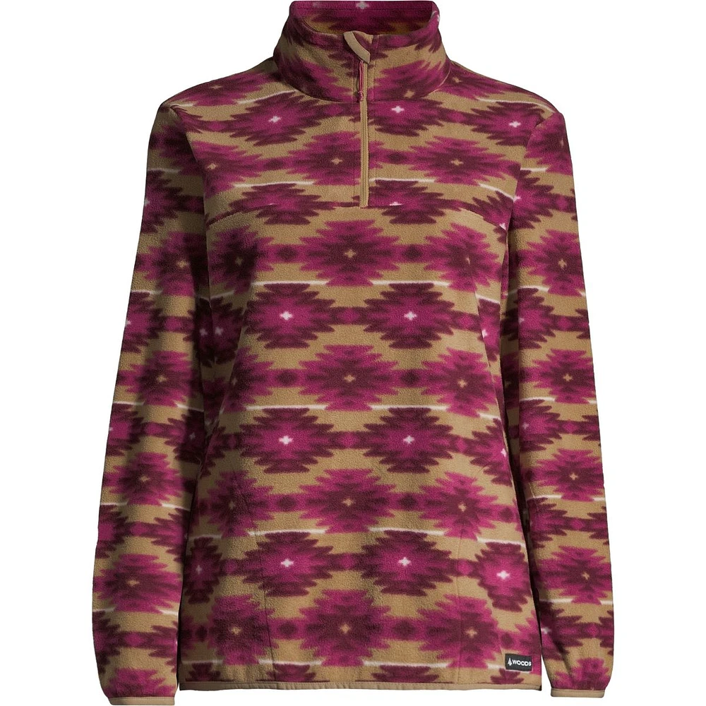 Woods Women's Blakiston 1/4 Zip Light Weight Fleece