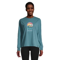 Woods Women's Cayley Graphic Long Sleeve T Shirt