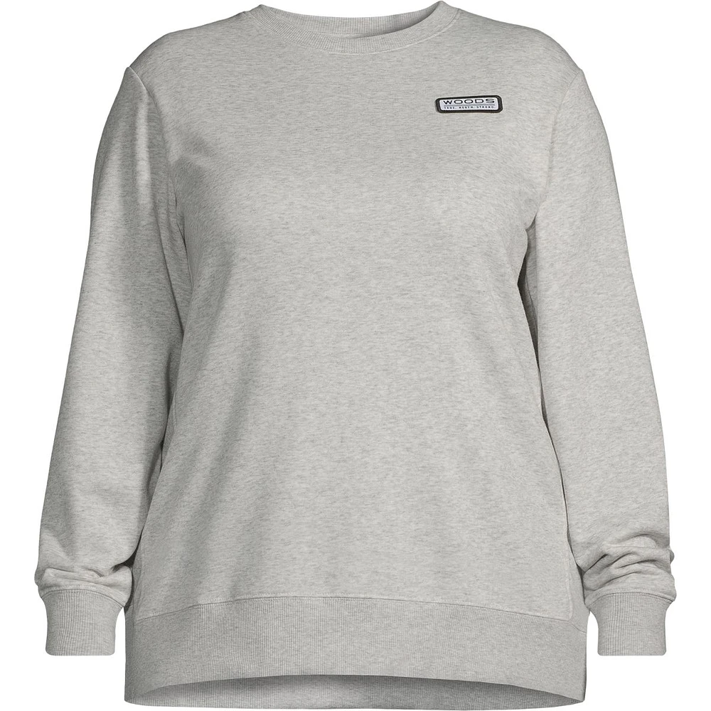 Woods Women's Camp Classic Sweatshirt, Relaxed Fit