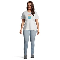 Woods Women's Cayley Graphic Cotton Blend T Shirt, Relaxed Fit