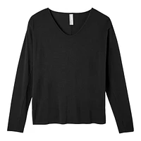 Friday FWD Women's Modal Minimal Long Sleeve T Shirt