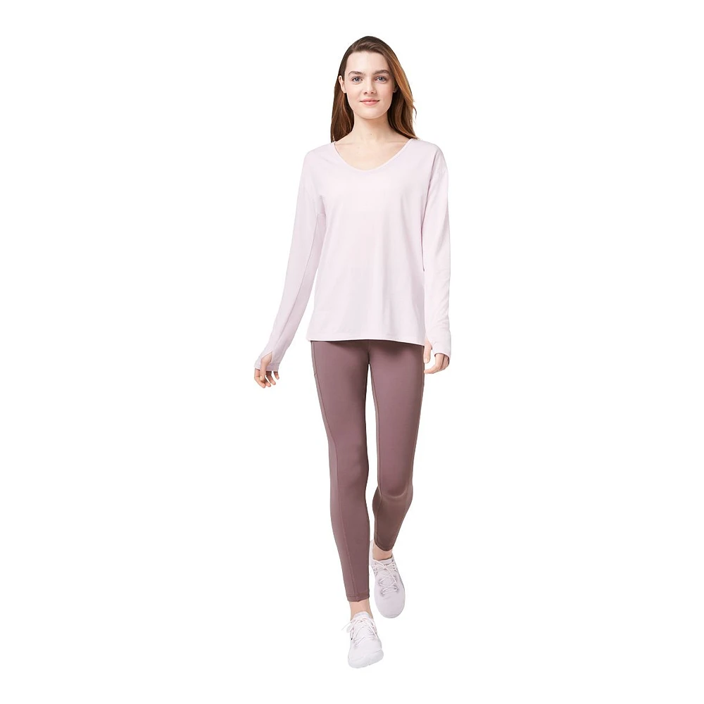 Friday FWD Women's Modal Minimal Long Sleeve T Shirt