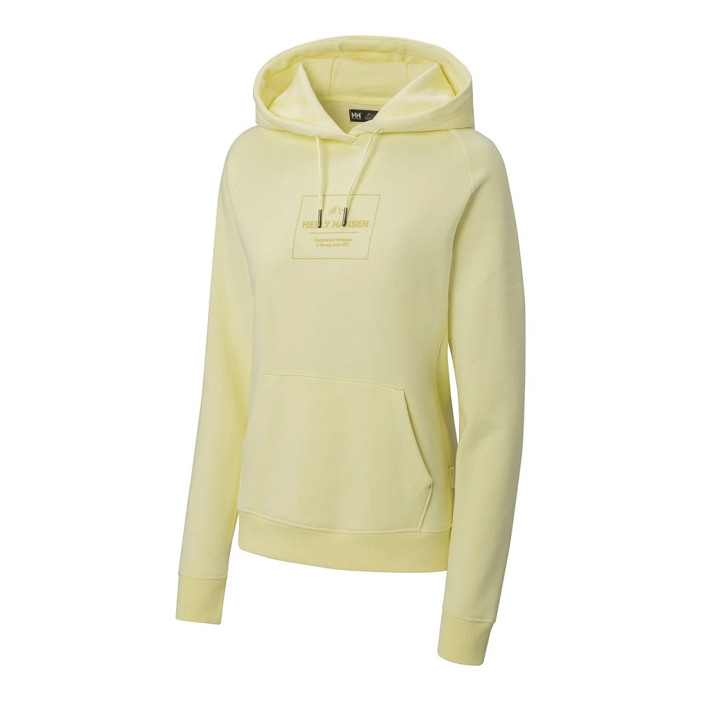 Helly Hansen Women's F2F Pullover Hoodie, Organic Cotton, Kangaroo Pocket