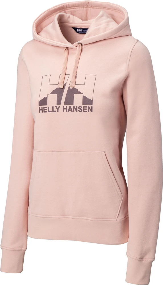 Helly Hansen Women's Nord Graphic Pullover Hoodie, 100% Cotton, Kangaroo Pocket