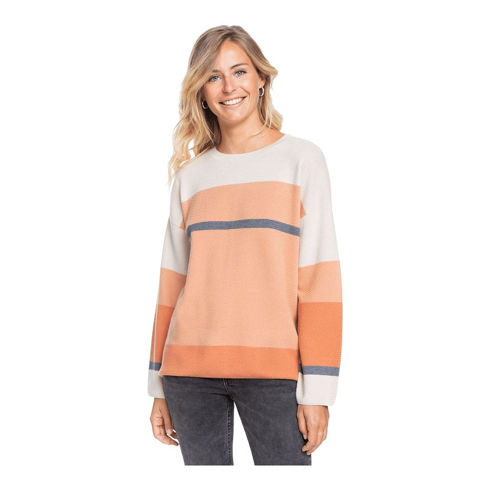 Roxy Women's Metro Sound Stripe Sweater