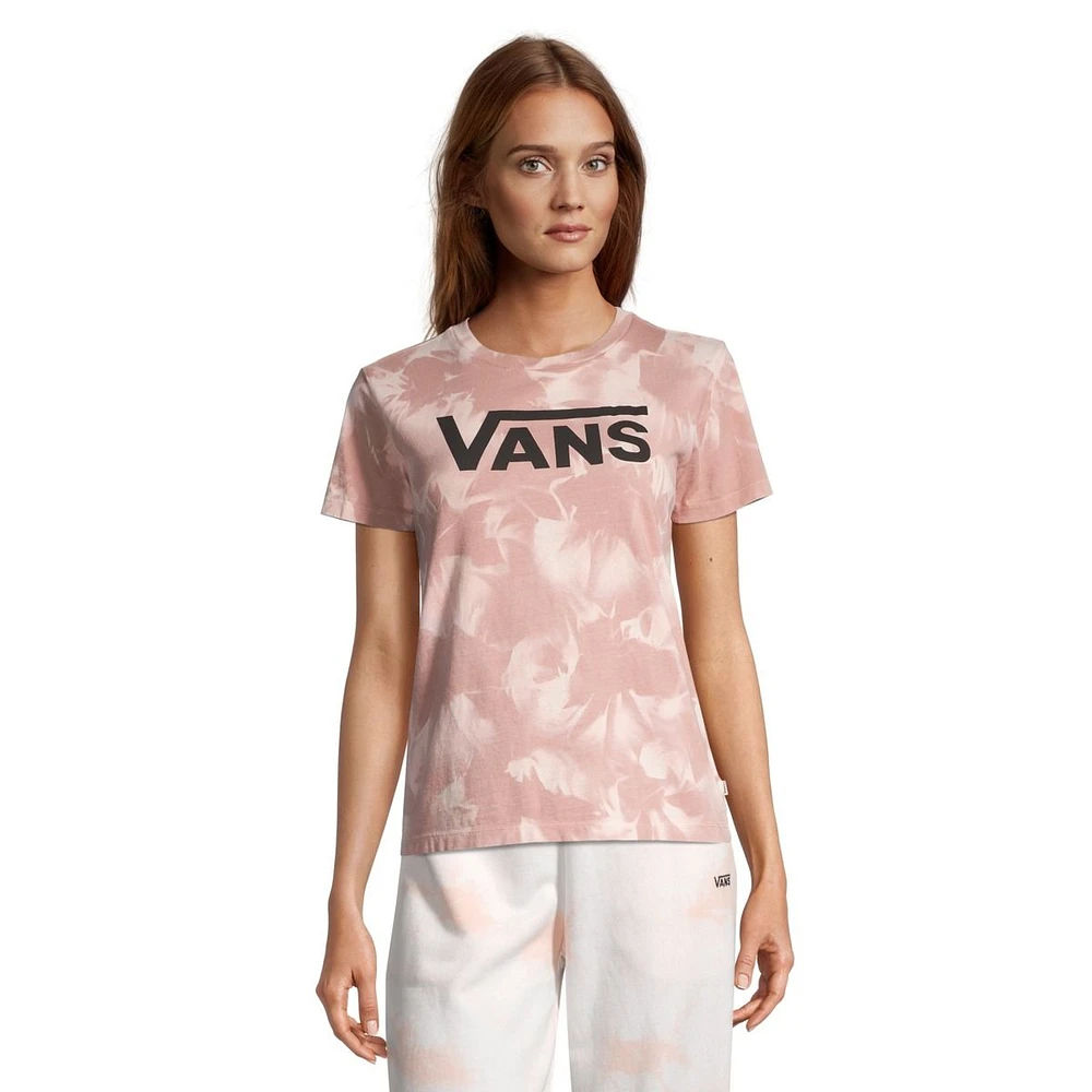 Vans Women's Logo Wash Crew T Shirt