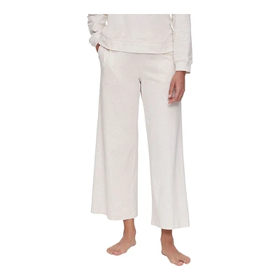 Calvin Klein Women's Comfort Logo Sleep Pants, Lounge, Relaxed Fit, Wide Leg