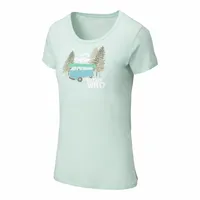 Columbia Women's Daisy Days Graphic T-Shirt - XS - Blue